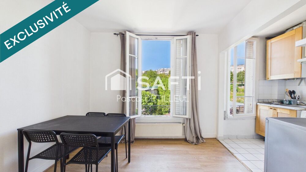 SAINT-CLOUD  Les Côteaux - Appartement 2 pièces 34m2 - Proximité immédiate du T2 - Vendu occupé bail meublé d'un an en coursun