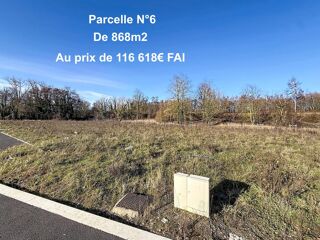  Terrain à vendre 868 m²