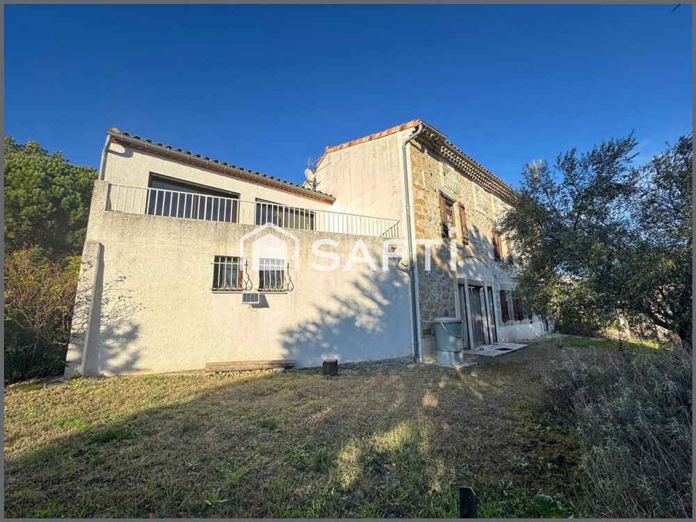 Maison de charme en pierre  184 m² habitables  Secteur Cépie 11300