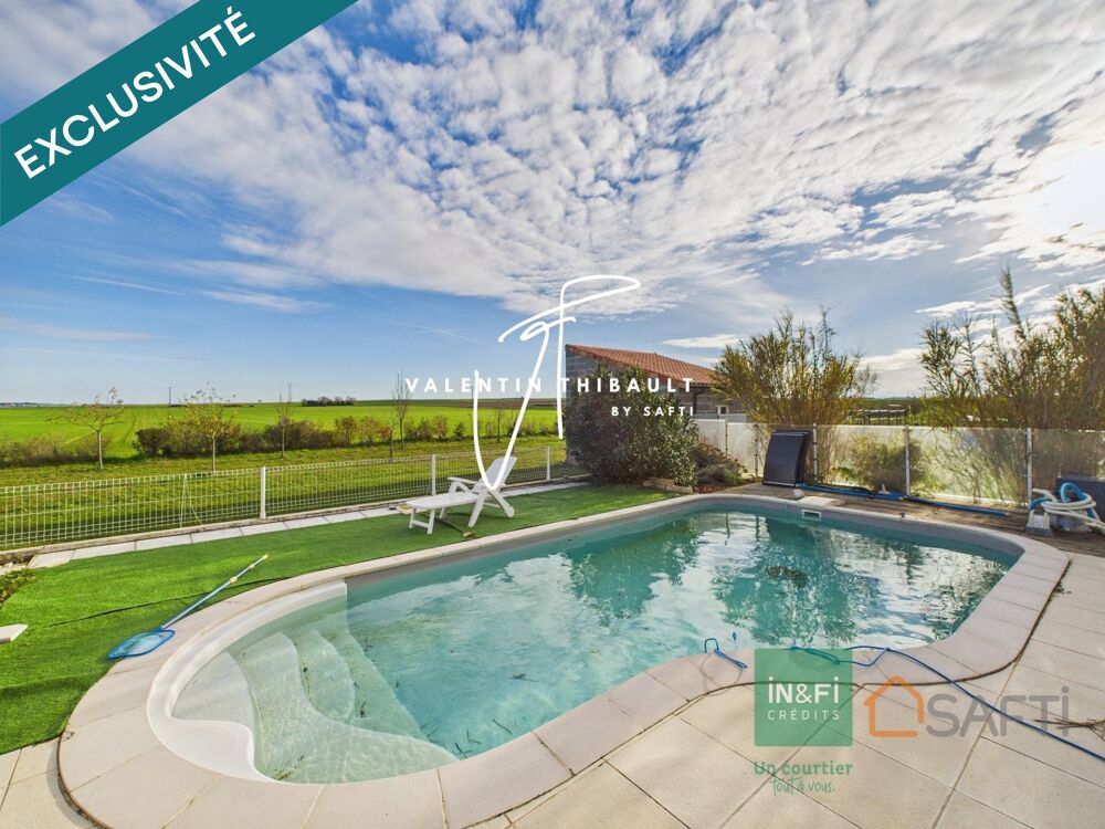 Vente Maison Maison T5 plain-pied au calme avec piscine � Chabournay Chabournay