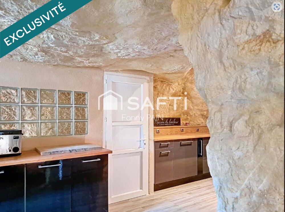 Maison troglodyte rénovée  Lussault-sur-Loire
