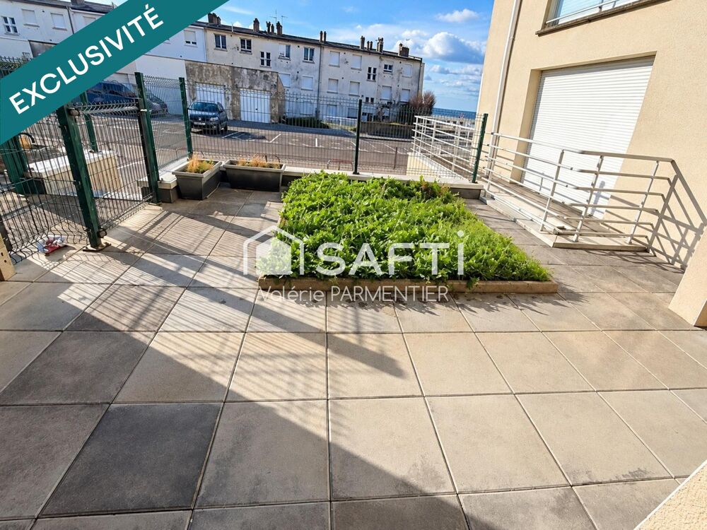 Vente Appartement T2 + coin cabine + terrasse à 50 m de la mer Berck