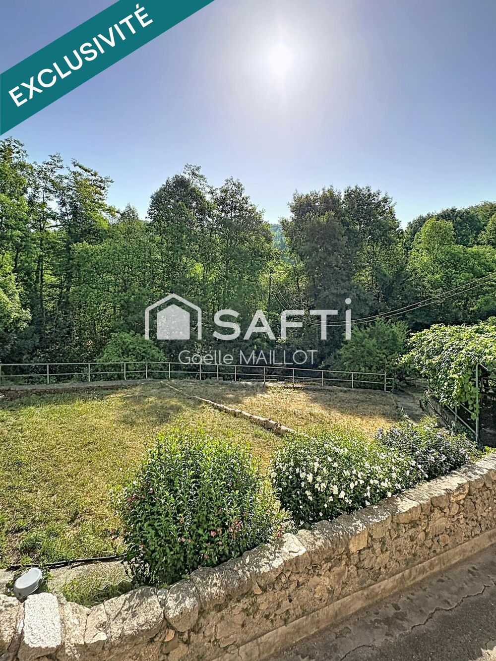 Charmante maison en pierres avec grand jardin