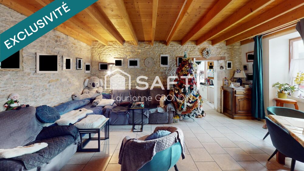 Maison charentaise avec deux logements indépendants  T5 + T4  Bignay (17400)