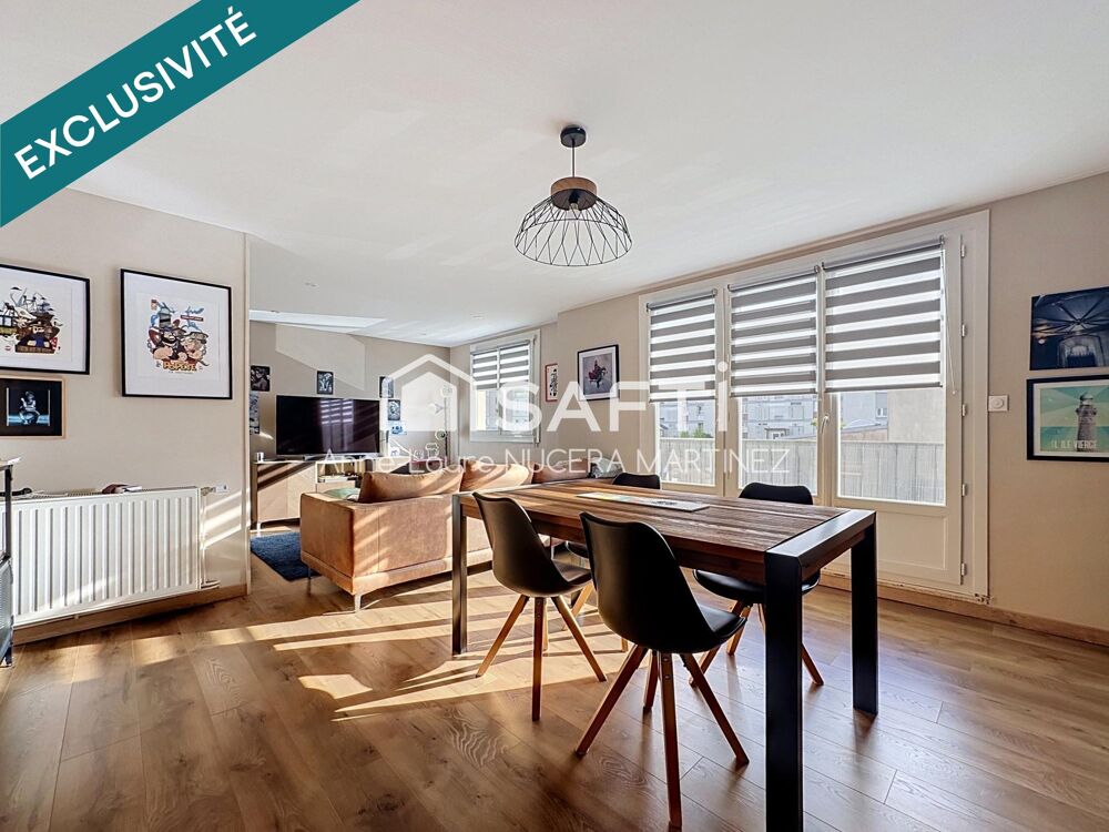 EN EXCLUSIVITÉ - Brest - Appartement T4 lumineux, avec grand balcon et cave