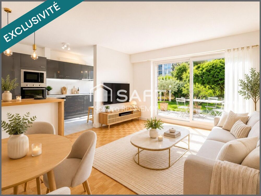 Vente Appartement 2 PICES AVEC JARDIN DE 57 m2, CAVE ET PARKING Courbevoie