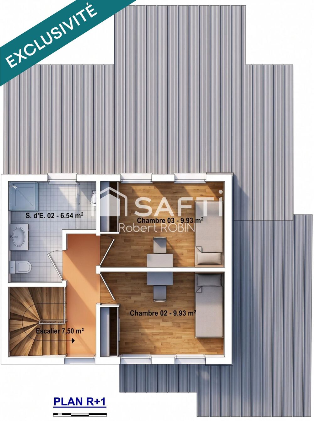 Vente Maison Villa de ville F4 avec varangue donnant sur un jardin. Matoury