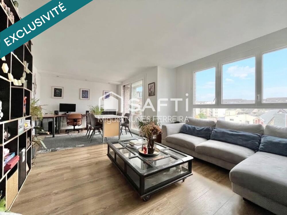 Appartement 4 chambres avec balcon et place de parking