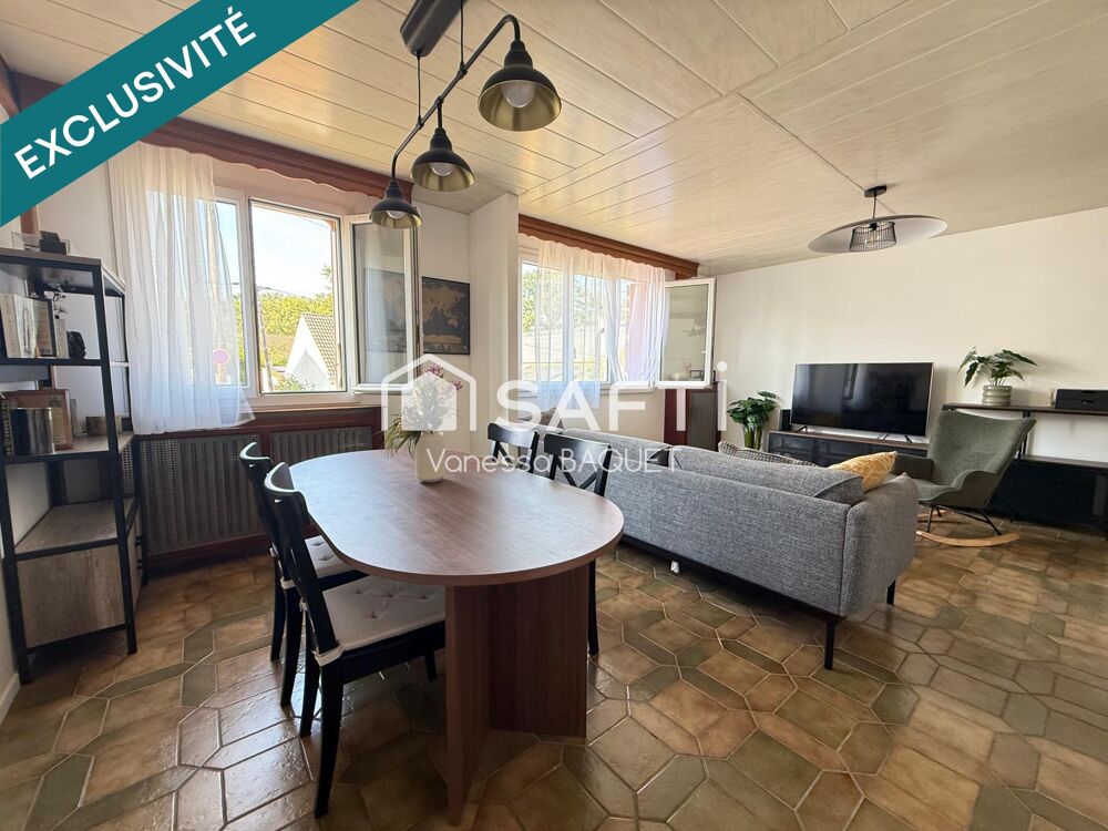 Vente Maison Franconville – Maison 4 pièces rénovée, 3 chambres, sous-sol total Franconville