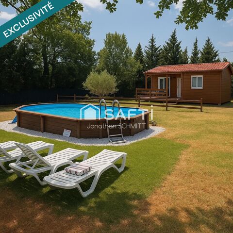   �co-g�te et chalets isol�s pr�s de Montolieu Maison - 7 pi�ce(s) - 130 m�
