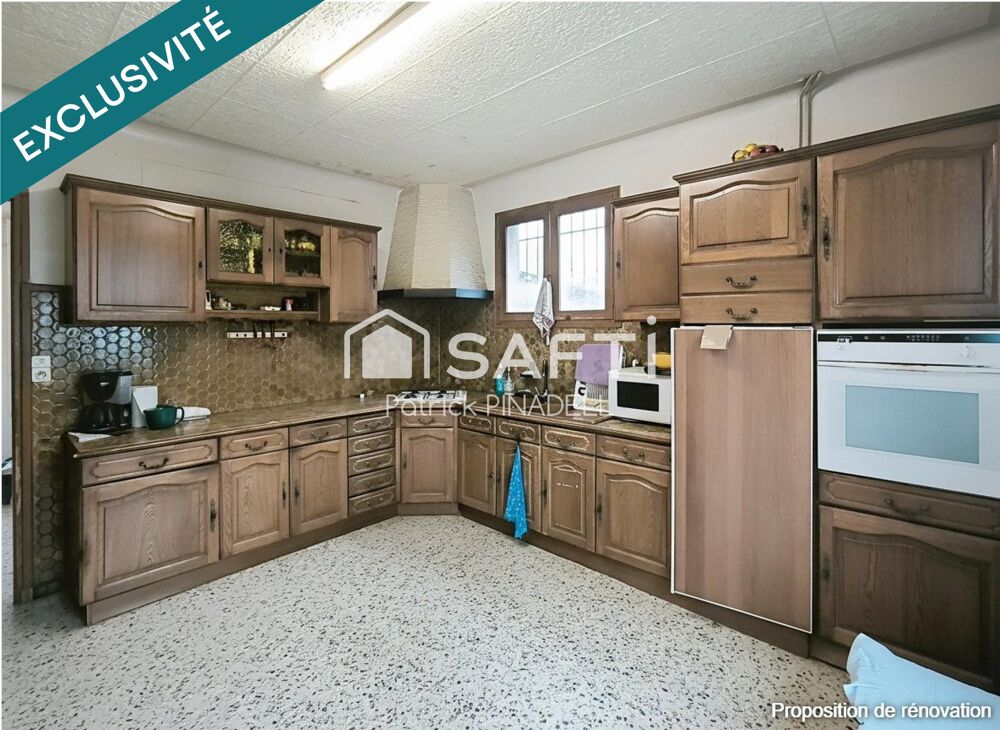Vente Maison Maison plain-pied 4 faces, 4 chambres, salon, cuisine le tout sur une parcelle de 555 m² Latour-de-france
