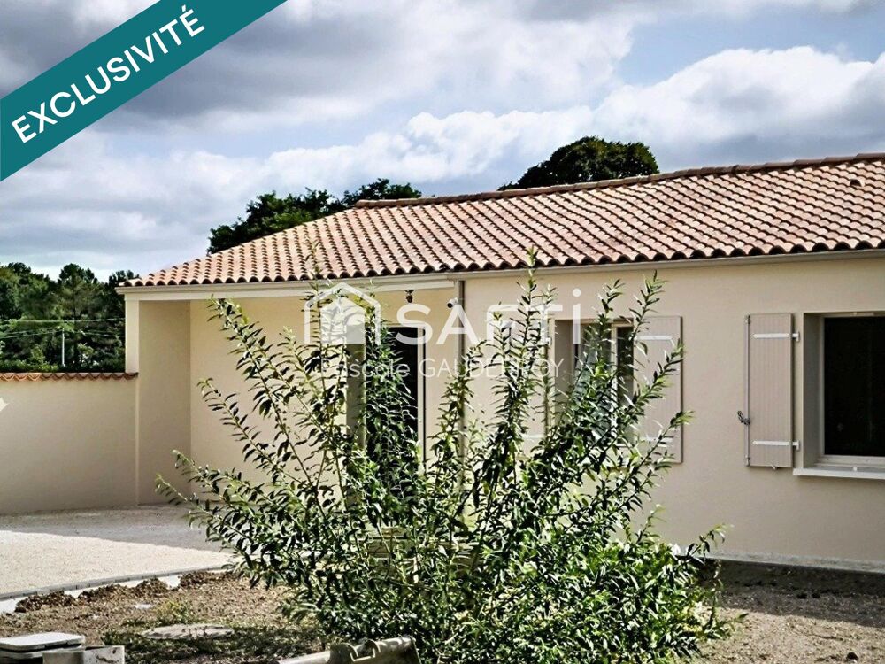 RIOUX  MAISON DEXCEPTION  202 M²  4 CHAMBRES  STUDIO  ATELIER  PISCINE CHAUFFÉE