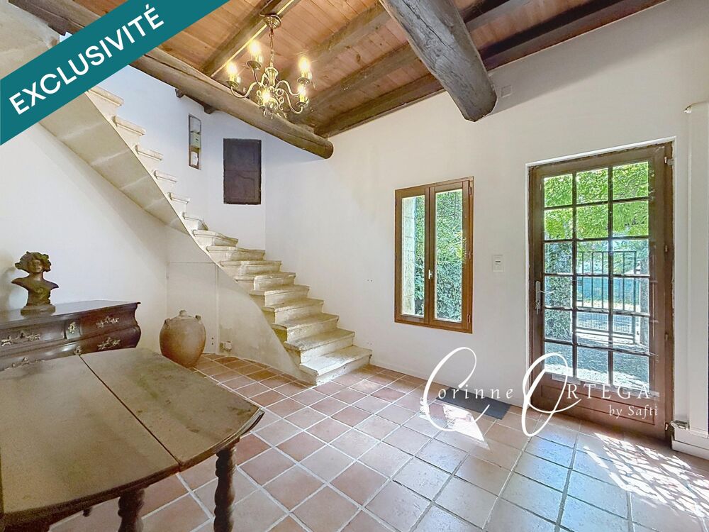 Vente Maison Batisse en Pierres 4 chambres avec Jardin piscinable et Parcelle de Terrain en vis à vis Mus
