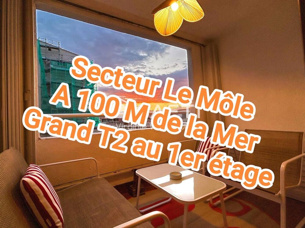 T2 en excellent état - Parking à 50 m - Proche mer