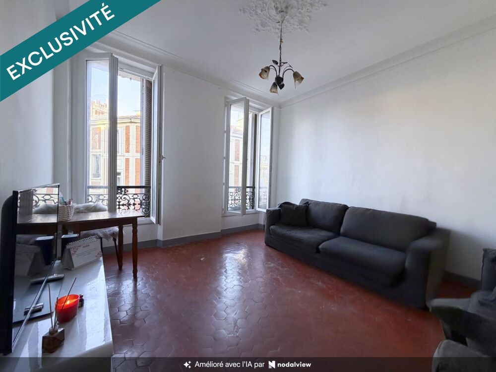 Vente Appartement Appartement 77 m2 lumineux - 4 pièces - Marseille 2ème, La Joliette Marseille 2