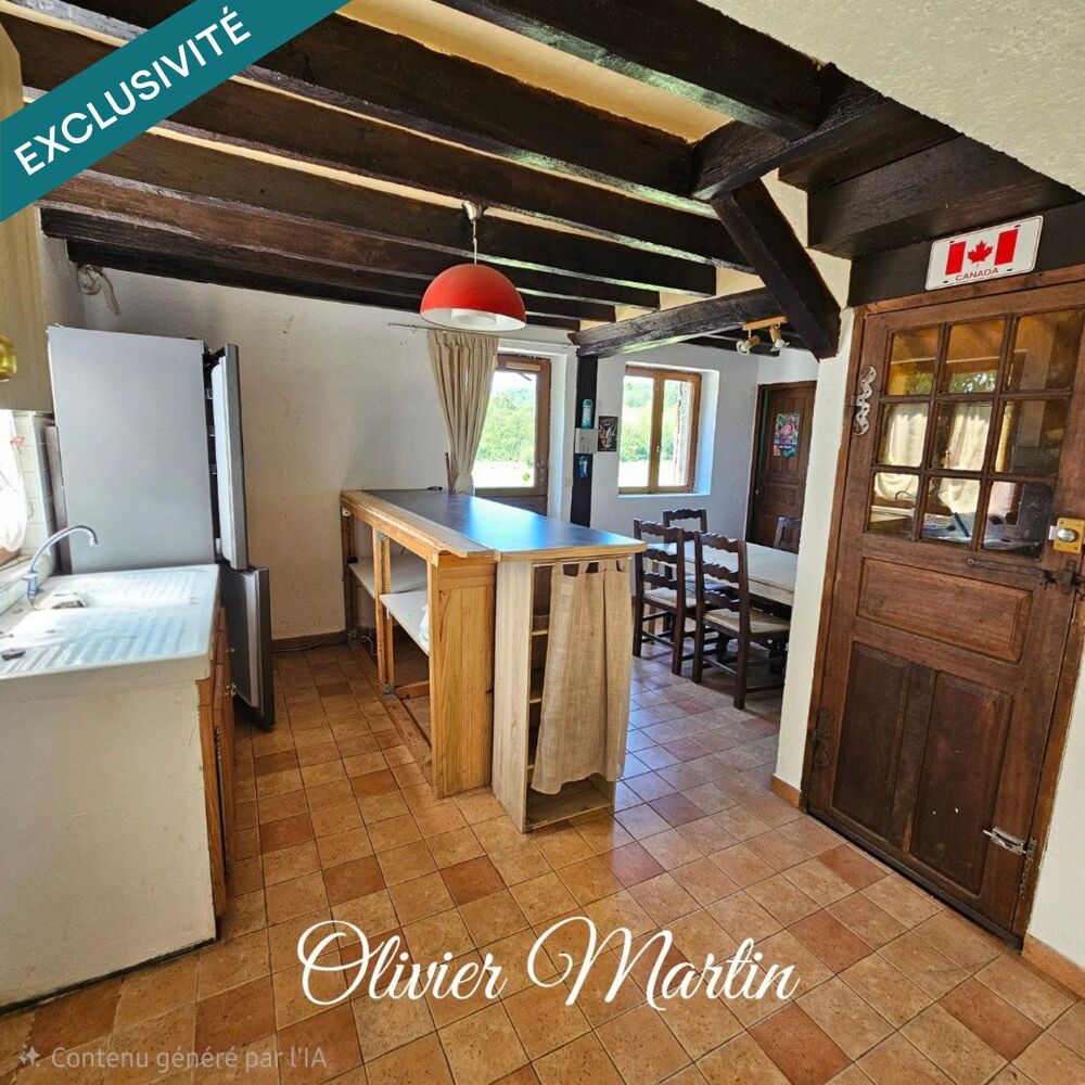 Maison de campagne 4 pièces  71 m²  Terrain 1 740 m²