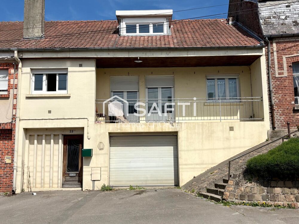 Maison de ville avec jardin et beau potentiel