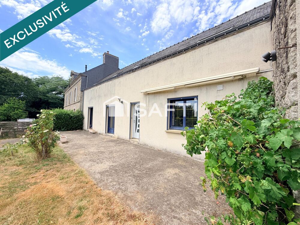 MAISON TRADITIONNELLE DE 123 M2 SUR UN TERRAIN DE 6328 M2 A PLUMELIAU BIEUZY