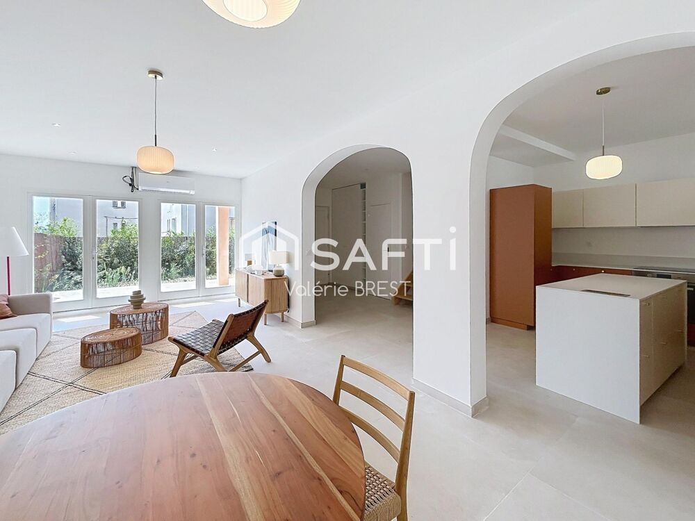 Vente Maison Marseille 8ème-Maison type 4- Calme- Terrasse et jardin Marseille 8