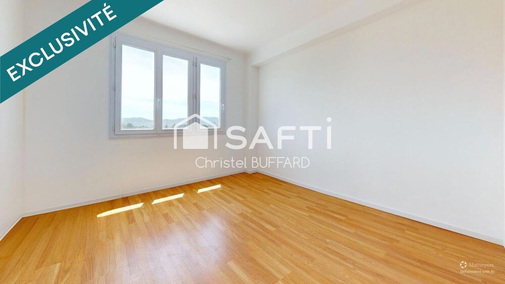 Exclusivité  T4 rénové avec vue panoramique sur Marseille  La Blancarde