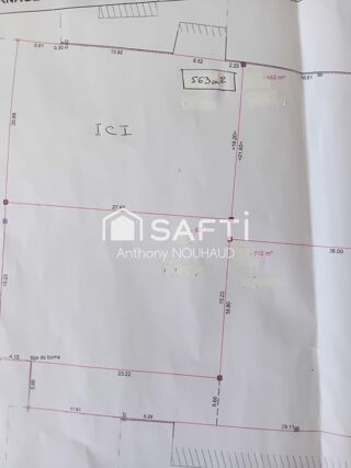  Terrain  vendre 563 m
