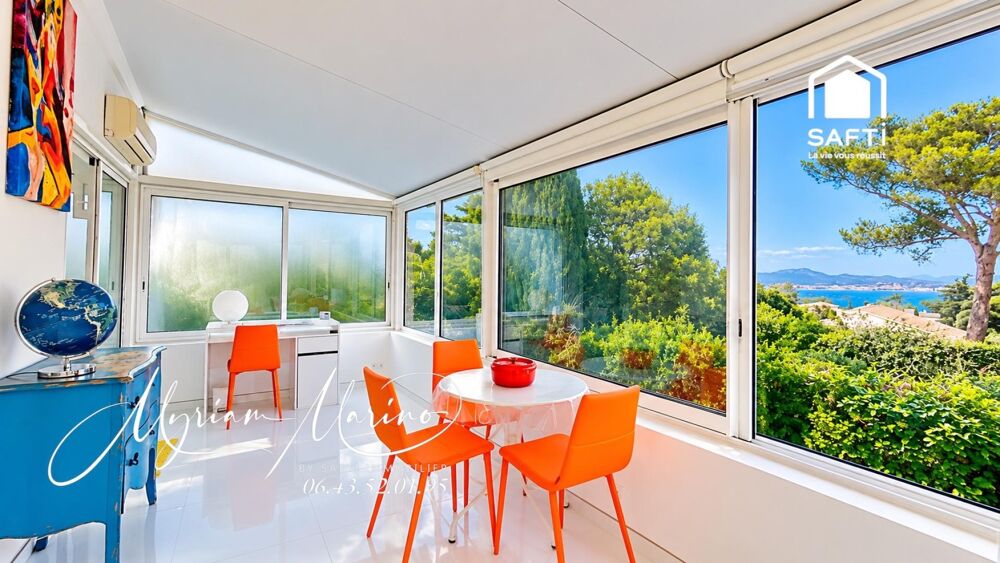 Saint-Aygulf  Villa rénovée 100 m², vue mer, studio indépendant, plages à pied