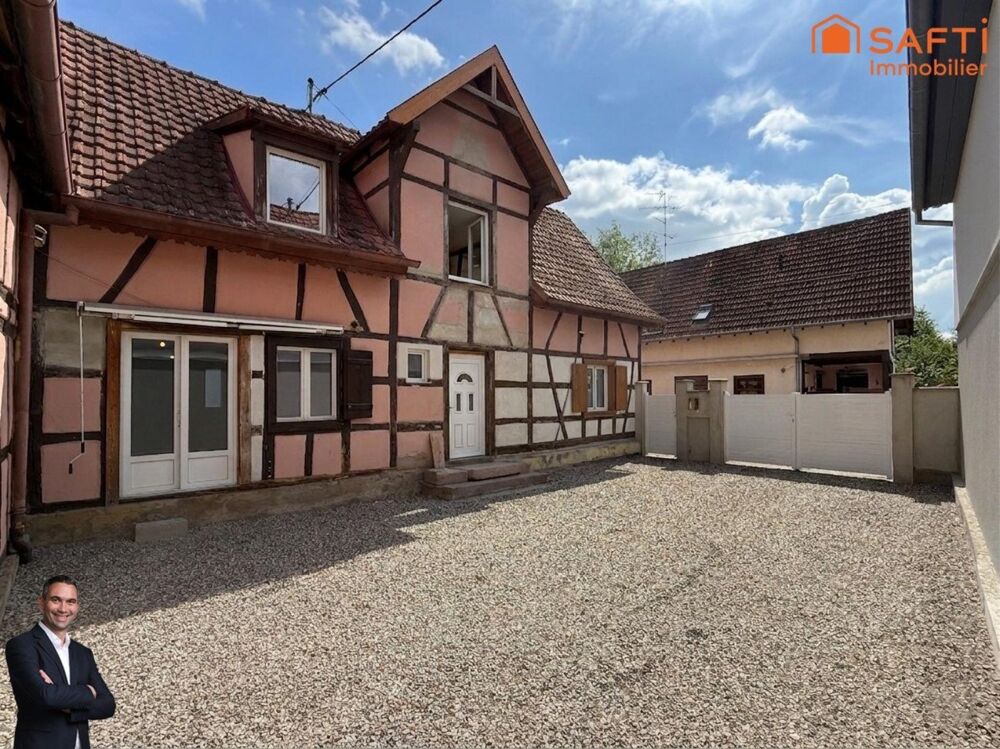 Vente Maison Jolie maison Alsacienne de 4 pièces disposant d'une grande cour et d'une dépendance ! Bindernheim