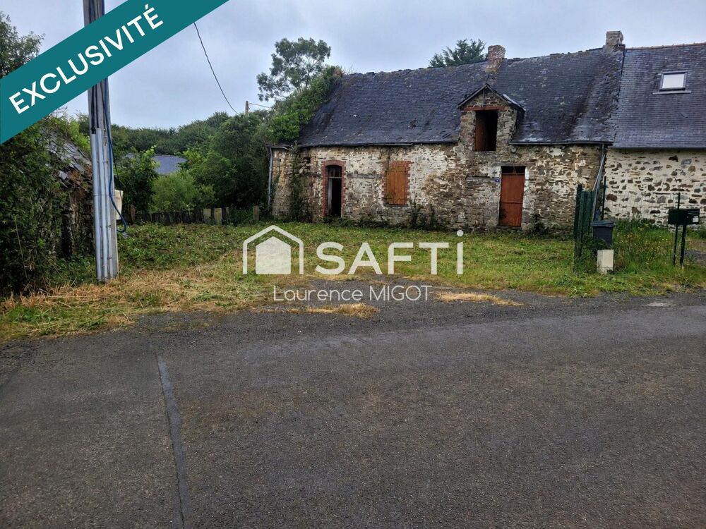 Bâtisse en pierre à rénover au calme