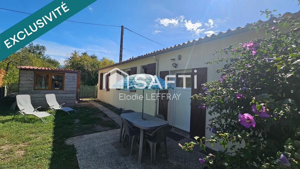 Maison de plain-pied sans vis-à-vis rénové de 75m² sur terrain clos