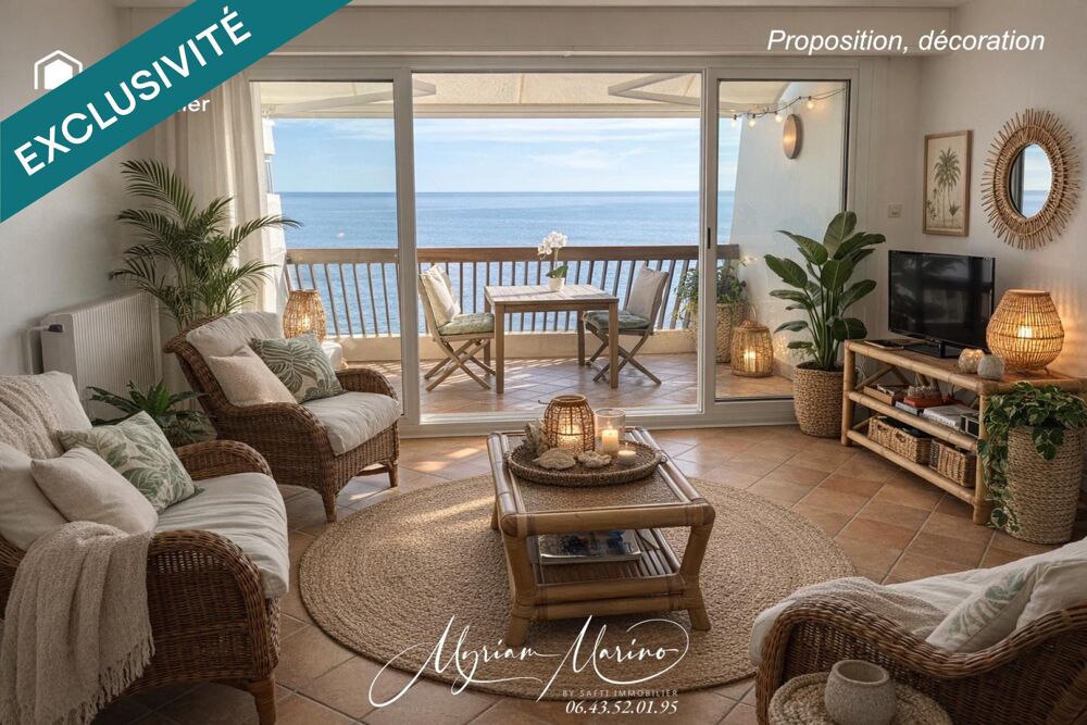 APPARTEMENT AVEC TERRASSE FRONT DE MER - SAINT AYGULF (83370)