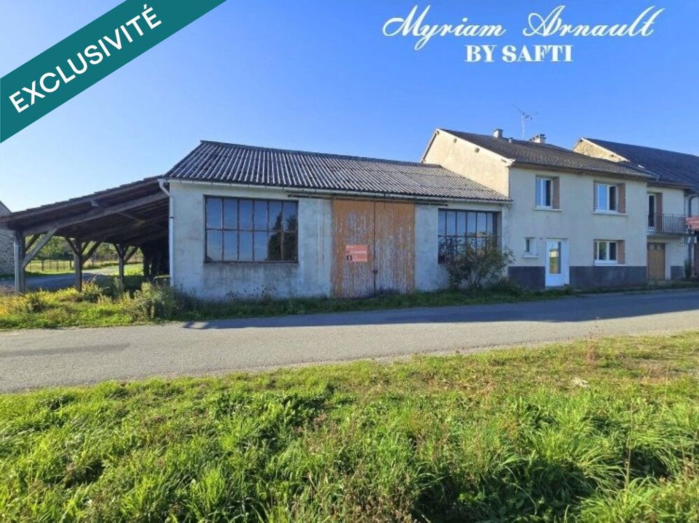 Maison 3 chambres, Grange Carport sur terrain de 1744 m²