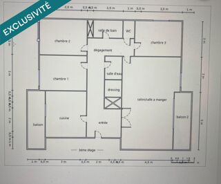  Appartement à vendre 4 pièces 105 m²