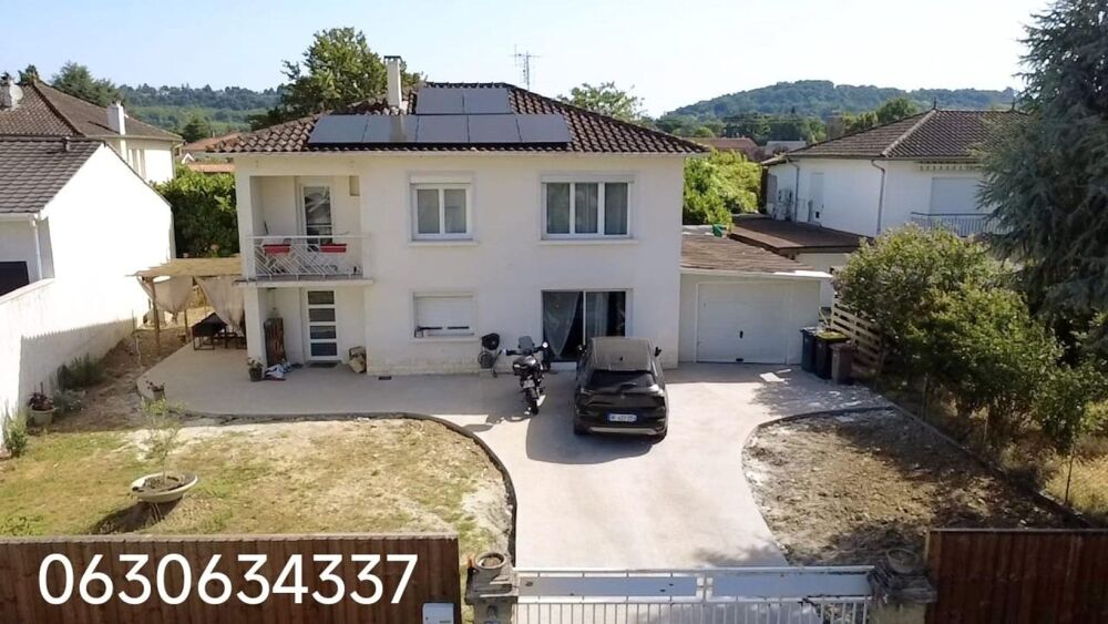 Maison individuelle+garage 40m2+panneaux solaires