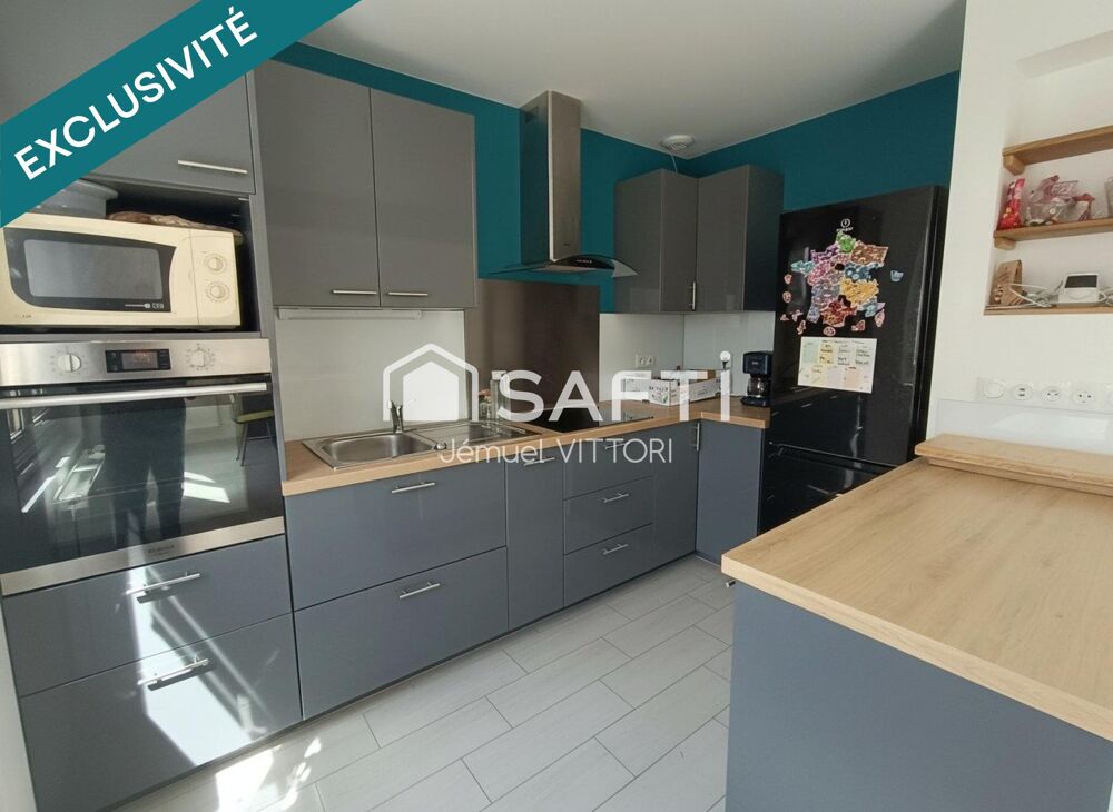 Maison rénovée avec 3 chambres, sous-sol complet et jardin clos
