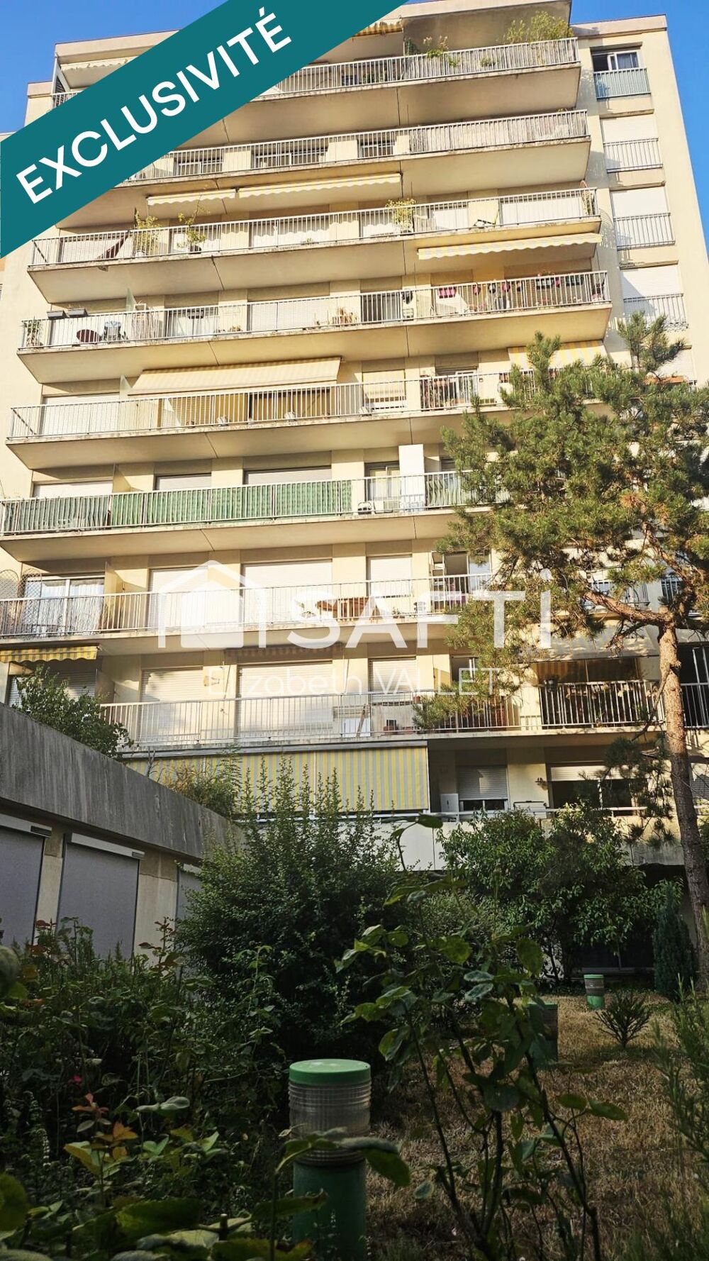 Vente Appartement Appartement rare 2 pièces vu sur jardin Paris 20