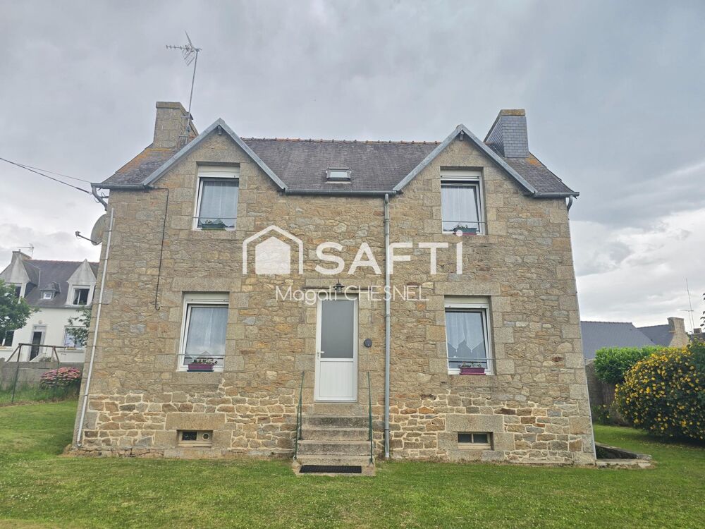 MAISON DE CARACTÈRE  70 m²  2 CHAMBRES  TERRAIN 618 m²  PLOUARET
