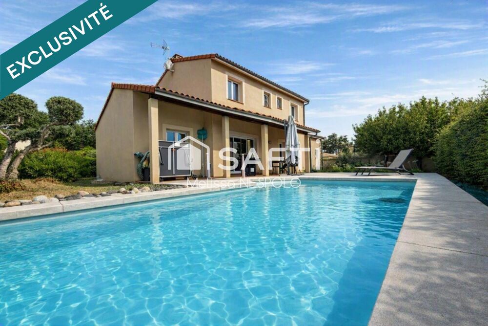 Vente Maison Belle maison familiale de 154 m² avec piscine, 5 chambres et terrain de 825 m² - Lherm Lherm