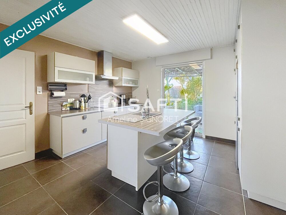 Maison familiale de 3 chambres avec piscine