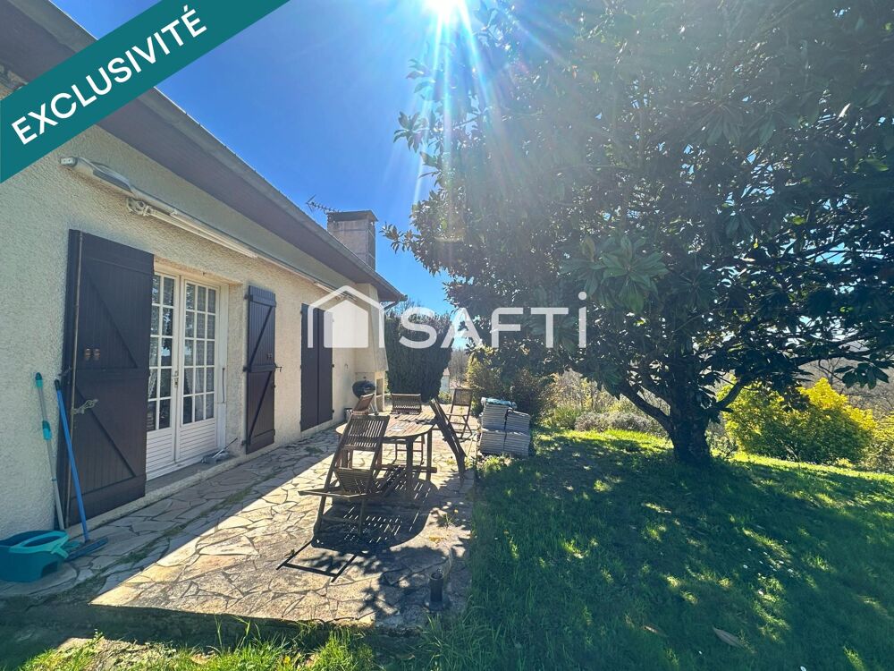 Vente Maison LEVIGNAC - Maison T4 avec garage en sous-sol semi enterr� et terrain de 5451m� Levignac