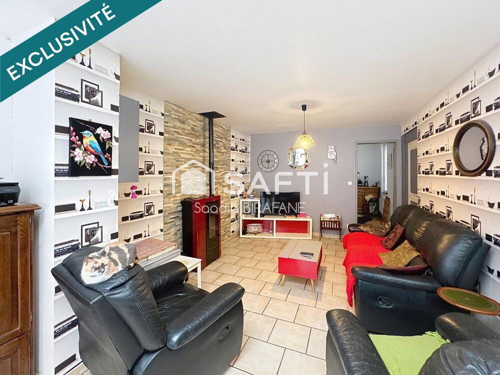 Vente Maison Maison 135 m² – 4 chambres – Grand garage – Terrain 696 m² Vendin-le-vieil