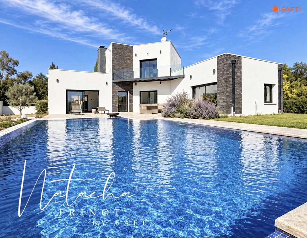 Vente Maison Villa d'architecte 218 m², piscine, cinéma, DPE A Pujaudran