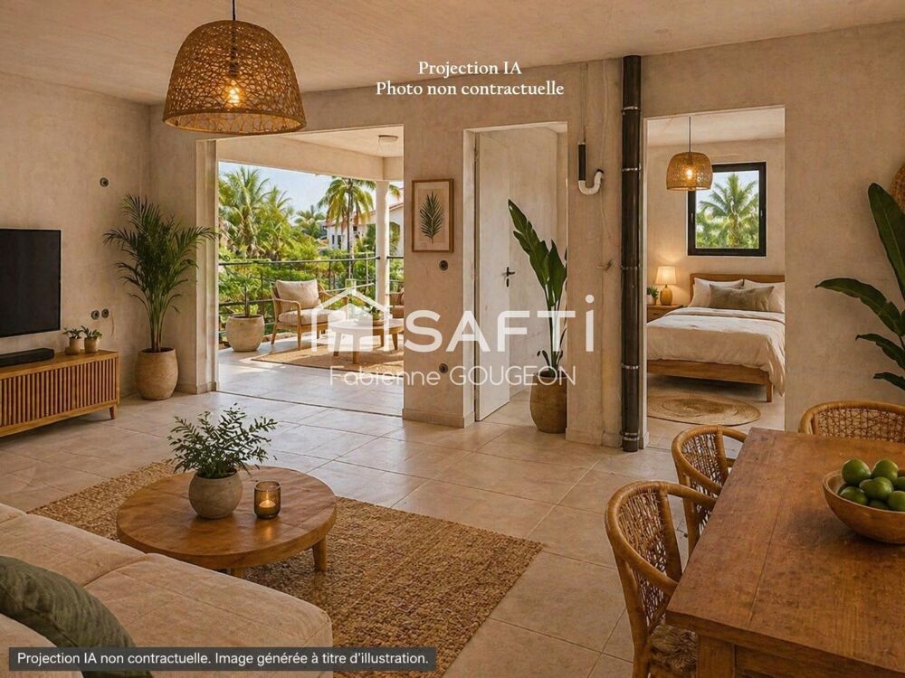Appt T2 de 45 m² dans la résidence sécurisée Les terrasses du Marin