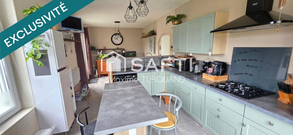 Vente Maison Maison 180m² 3/4 chambres, 913m² de terrain+ garage. Courlay