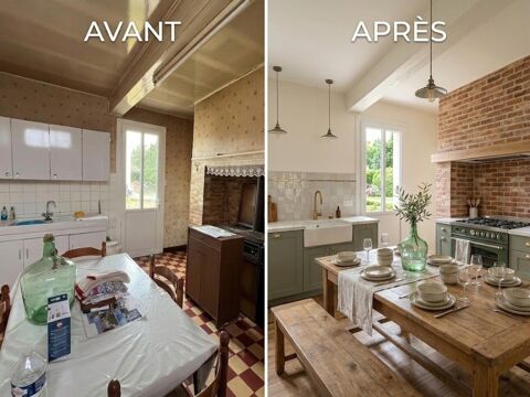   Maison 2 chambres, dépendance, hangar et  jardin Maison - 3 pièce(s) - 67 m²