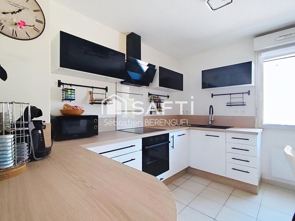 Vente Appartement Vivre tout à pied à Gigean : T2 lumineux avec jardin et véranda Gigean
