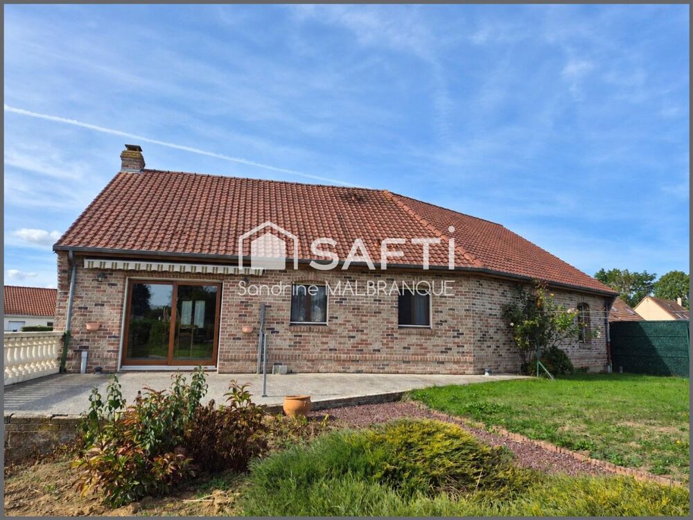 Maison individuelle de PLAIN-PIED 125 m2 _4 chambres -sous sol complet