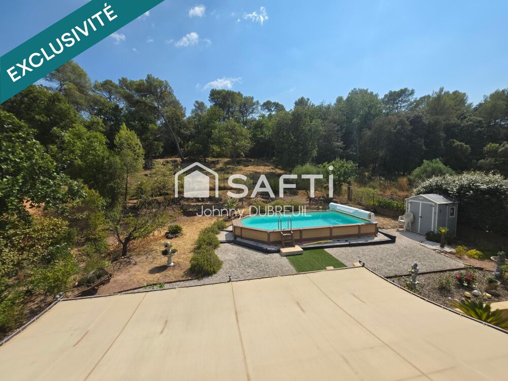 PIGNANS - SUPERBE VILLA 120M2 AVEC JARDIN 721M2, TERRASSE, GRAND GARAGE AU CALME