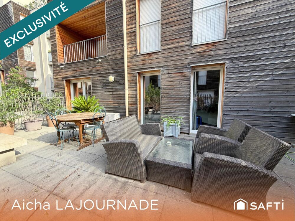 Appartement 72m2, 2 ch, terrasse 35m2,Garage!
