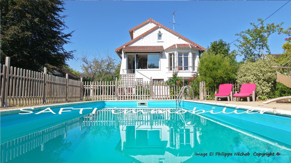 Maison de charme de 140m2 sur 1600m2 de terrain arboré et paysagé / vue panoramique sur la vallée de la Seine / 4 chambres / pis