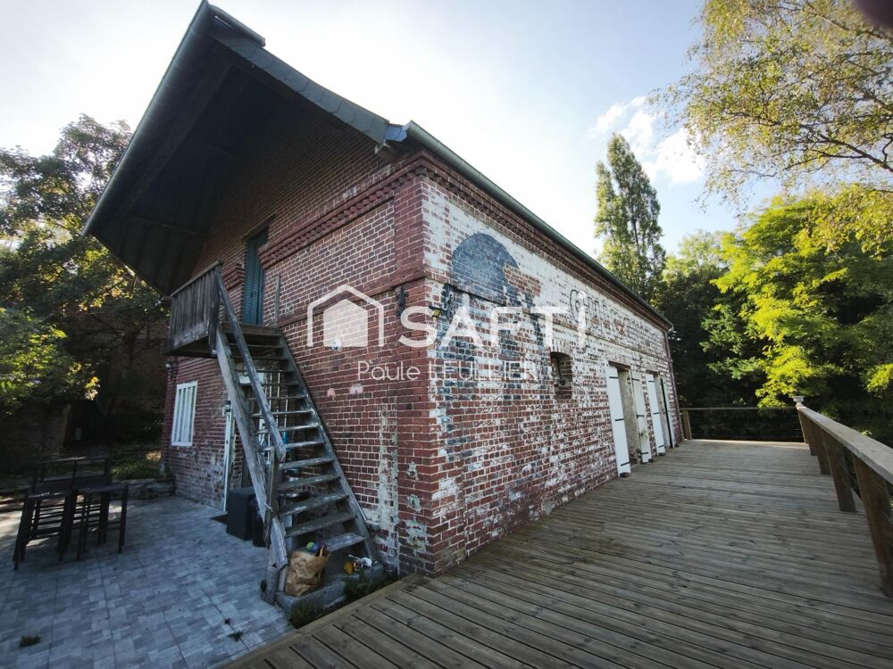 SAINT-SAIRE  1 HECTARE + MAISON EN BRIQUE + 200 M² DE DÉPENDANCES !